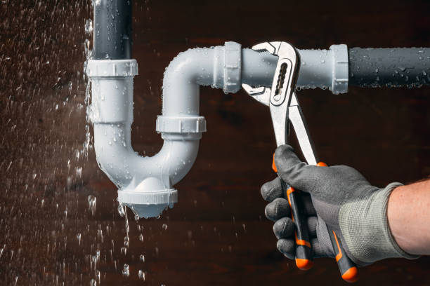 Professional Drain Cleaning technician working in Rio, WI